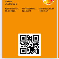 Apple-Wallet des Deutschen Fußballmuseums in Dortmund
