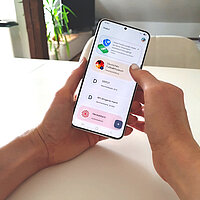 Android-Wallet des Deutschen Fußballmuseums in Dortmund