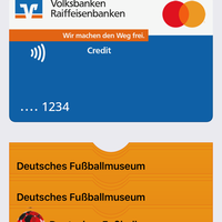 Apple-Wallet des Deutschen Fußballmuseums in Dortmund